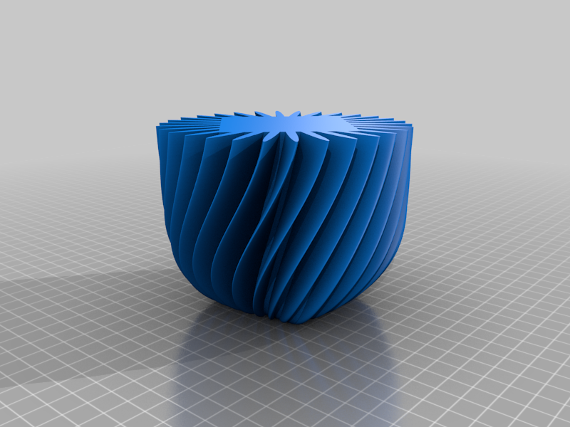 Vaso con interno quadrato