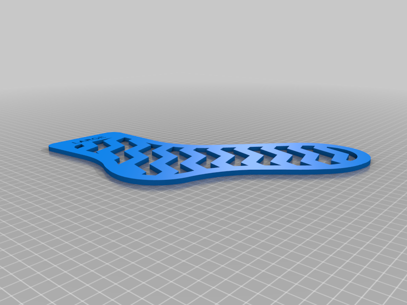 Sock Blocker - Large - Stripe Pattern