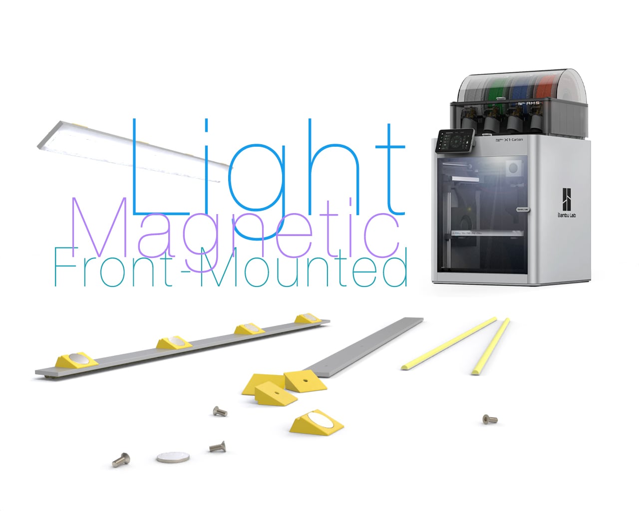 Magnetic Front-Mounted Light