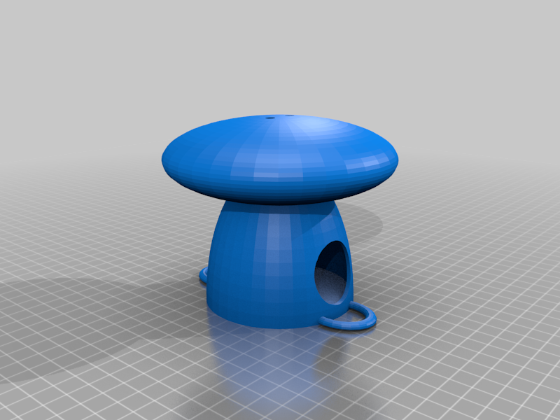 Birdhouse round - easy to print