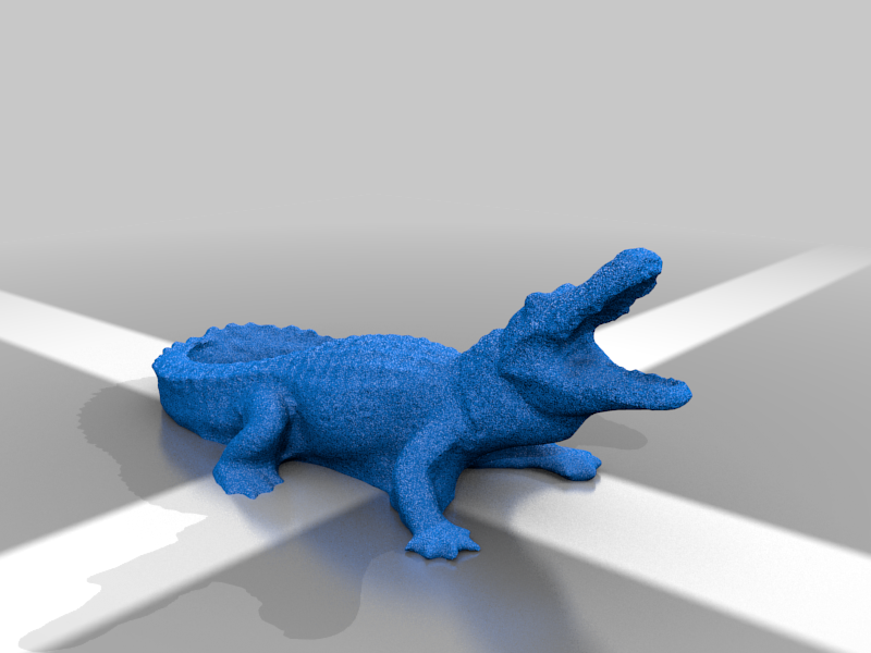 Realistic Alligator 3D Model