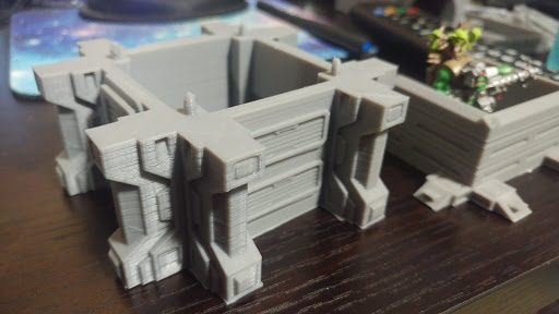 Hollow Base With Pegs for Stackable Sci-Fi Guard Tower