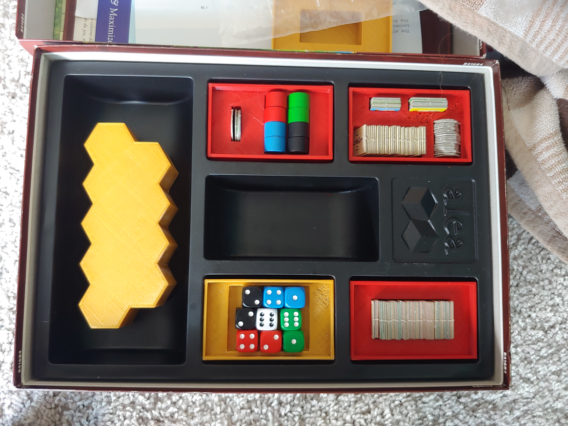 Castles Of Burgundy Board Game Organizer