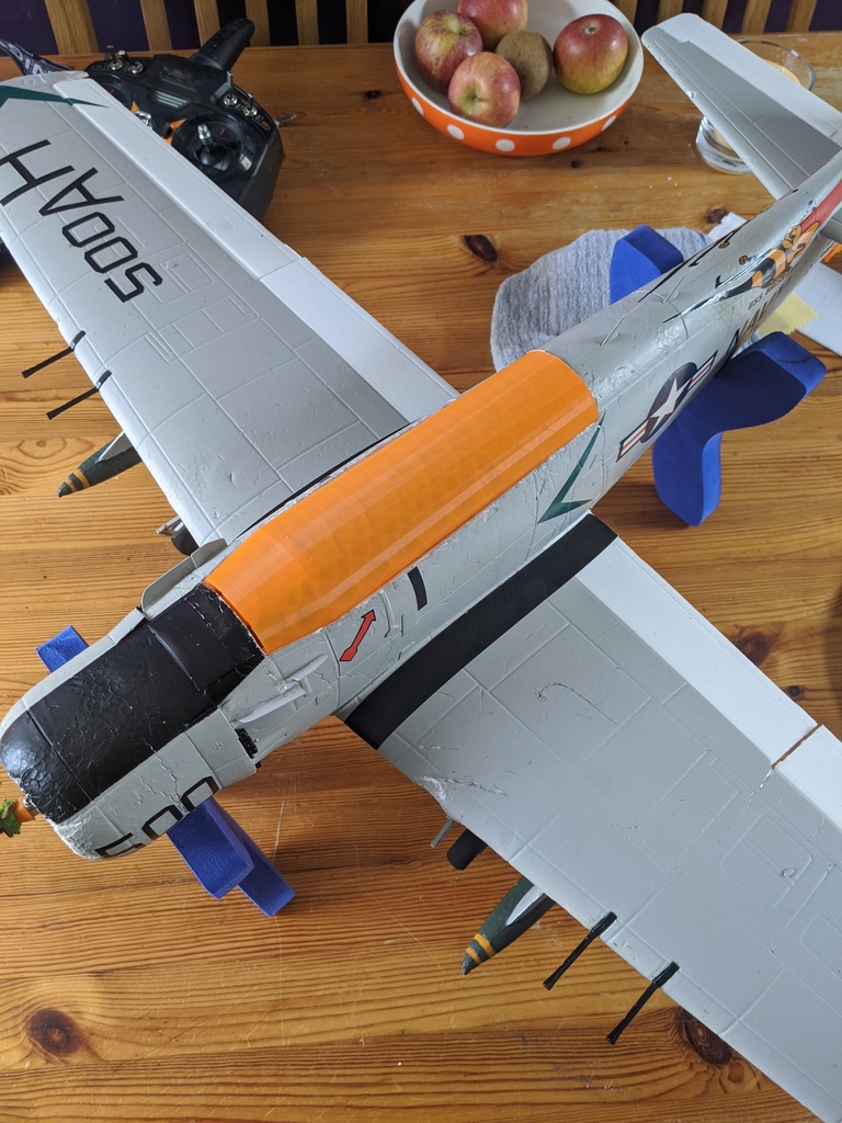 HobbyKing Skyraider Prop / Canopy /Tail wheel 