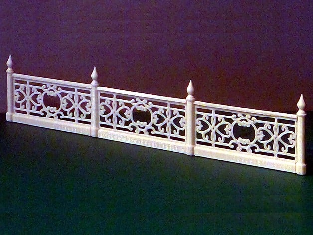 Wrought-iron railings
