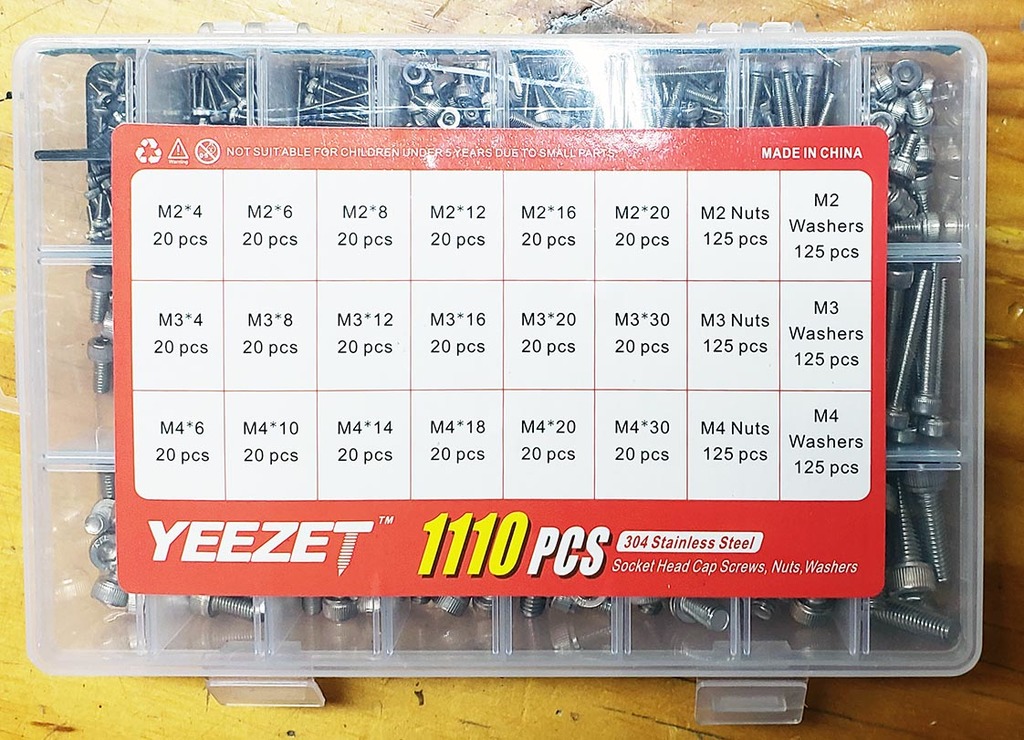 Compartment dividers for YEEZET Screw Organizers