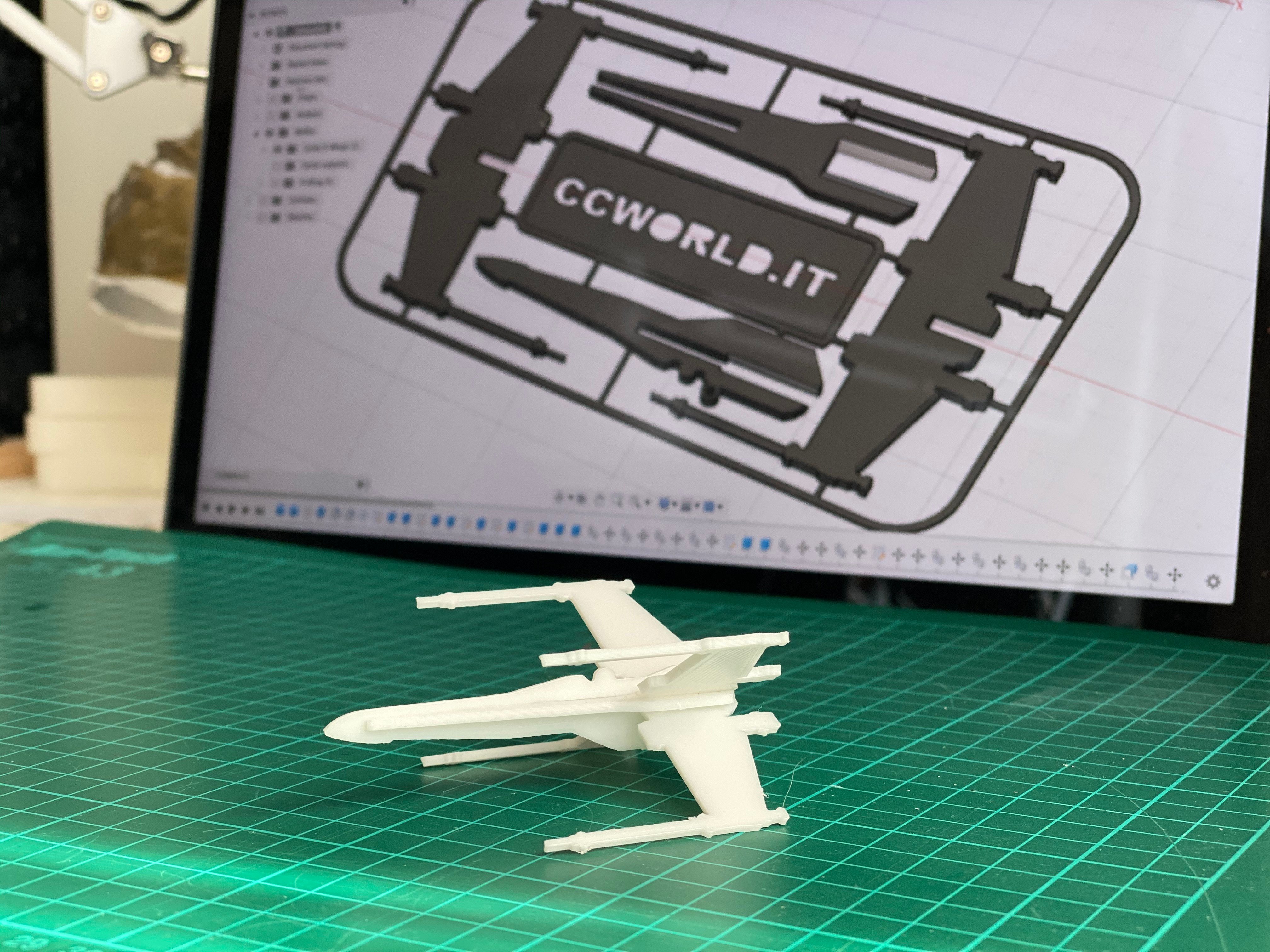 CCW Star Wars X-Wing kit card