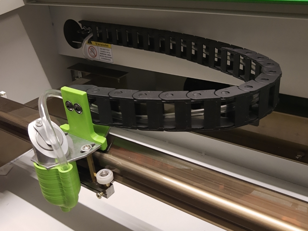 Drag Chain Holder for K40 Lasercutter