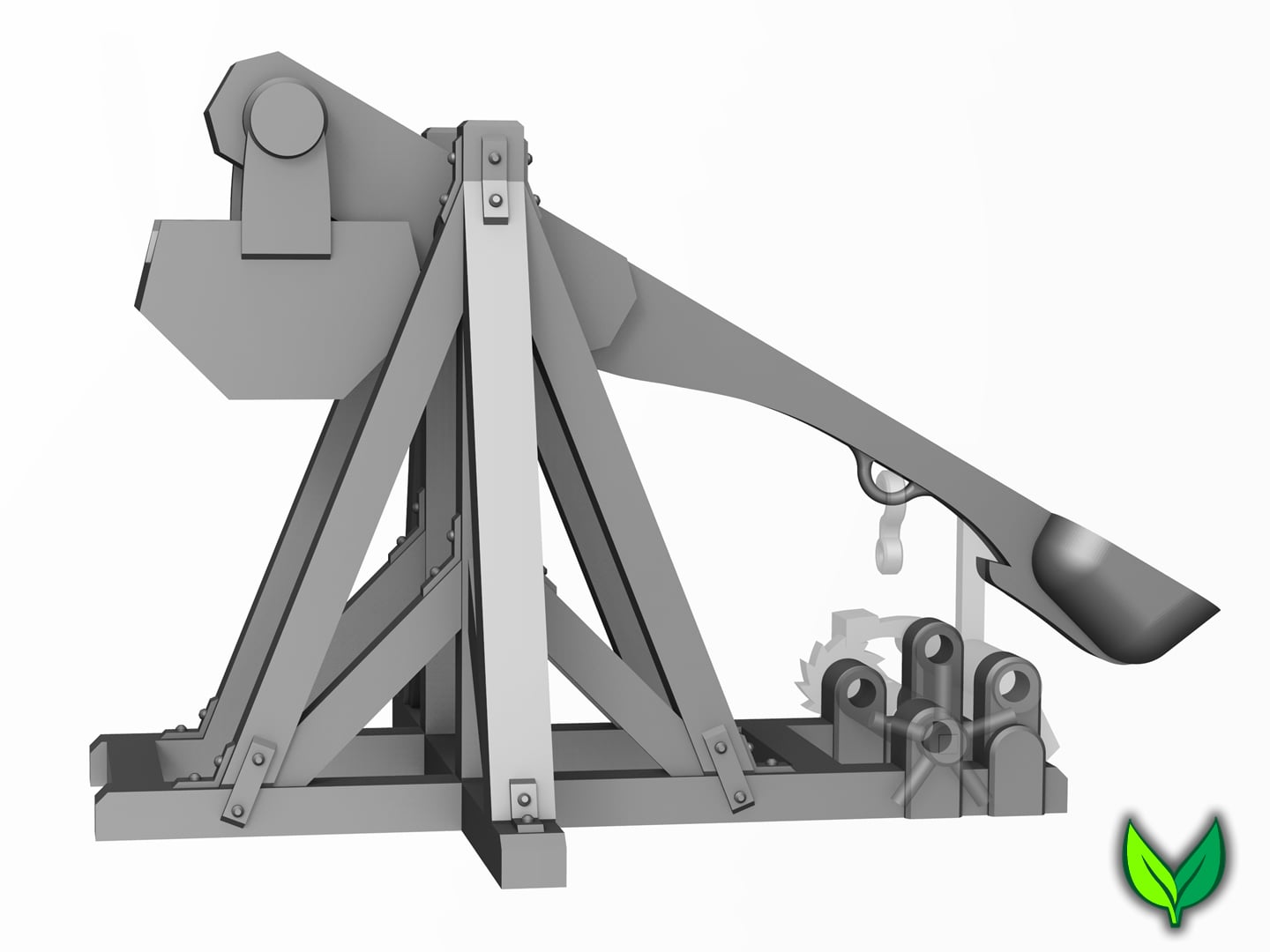 Working 28mm Trebuchet – 3D Printable Siege Engine by VogMan