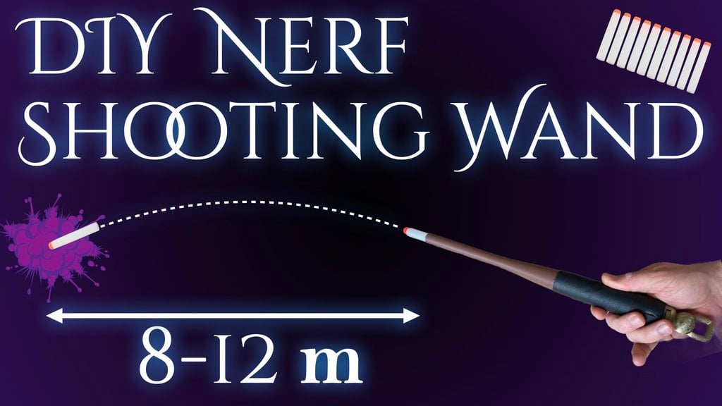 Nerf blaster magic wand (Harry Potter Hogwarts Legacy in Real Life)