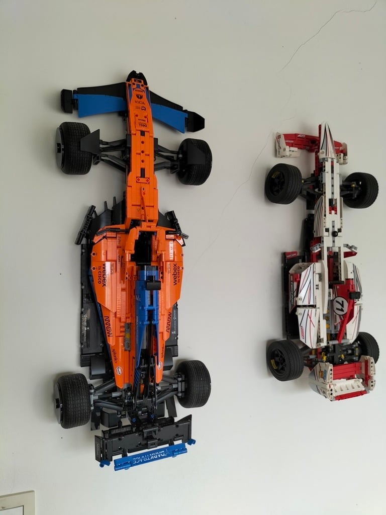 Wall Hook Lego F1 cars