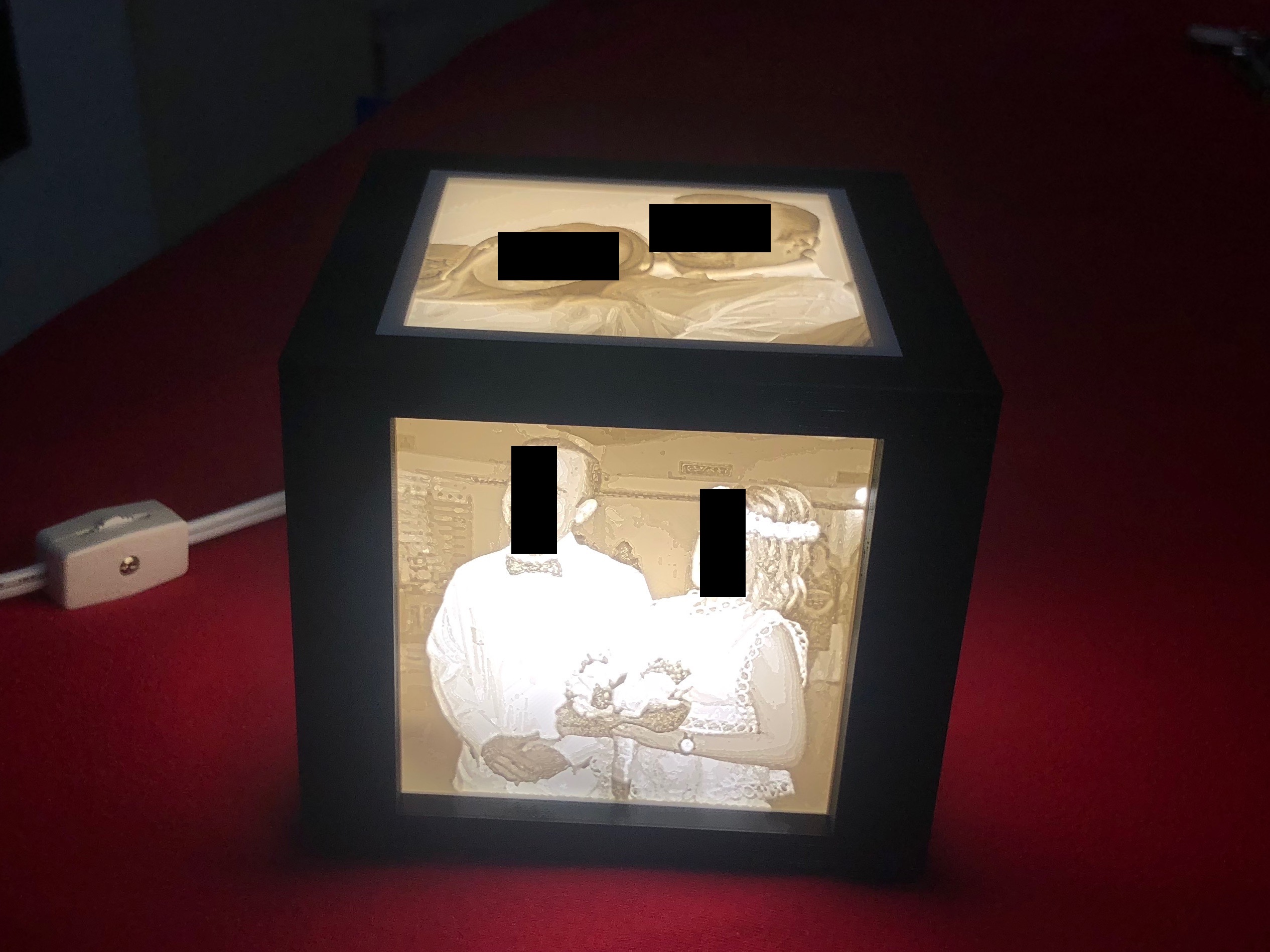 Lithopane box
