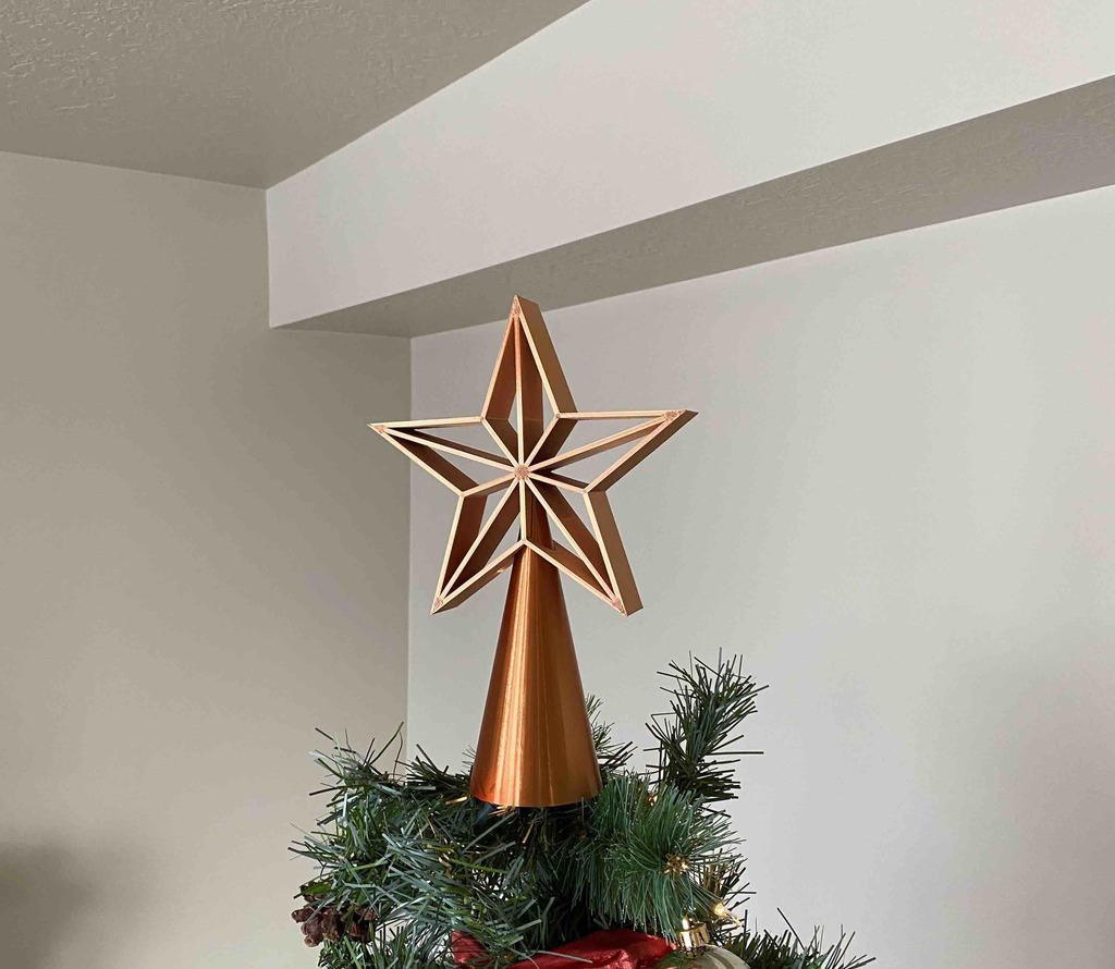 Star Christmas Tree Topper 