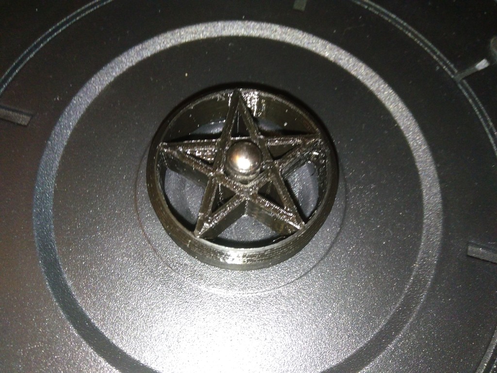 Pentagram 45 RPM Record Player Adapter