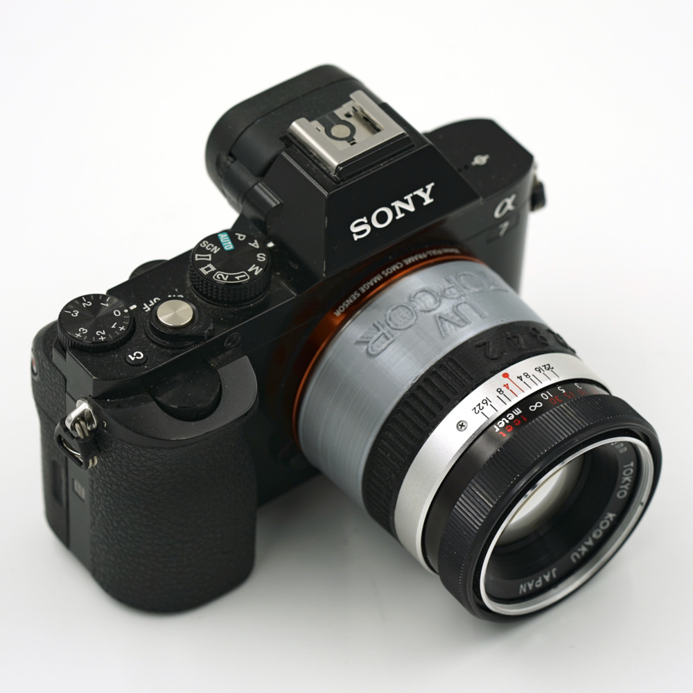 Topcon UV Topcor Lens To Sony A7II-series Body Adapter