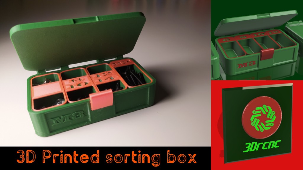 Storage/Sorting Box for Nuts, Bolts and More! (600 000 combinations)