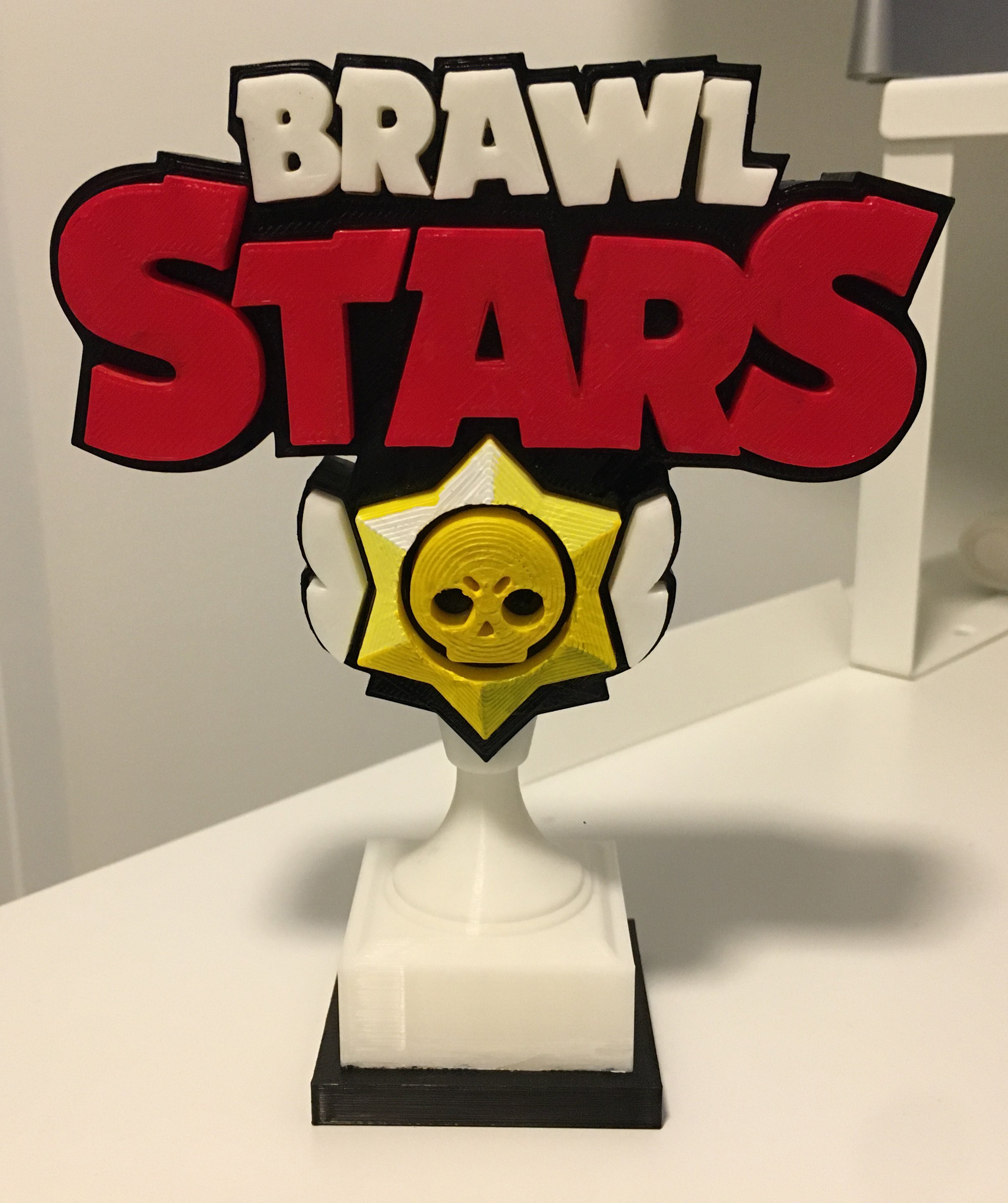 Brawl Stars Logo By Skkim Thingiverse - brawl stars logo schwarz weiss
