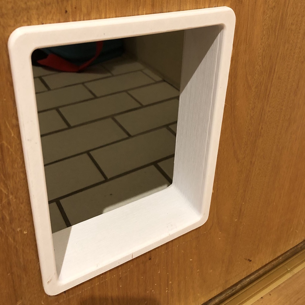 Door hole frame for cat entry