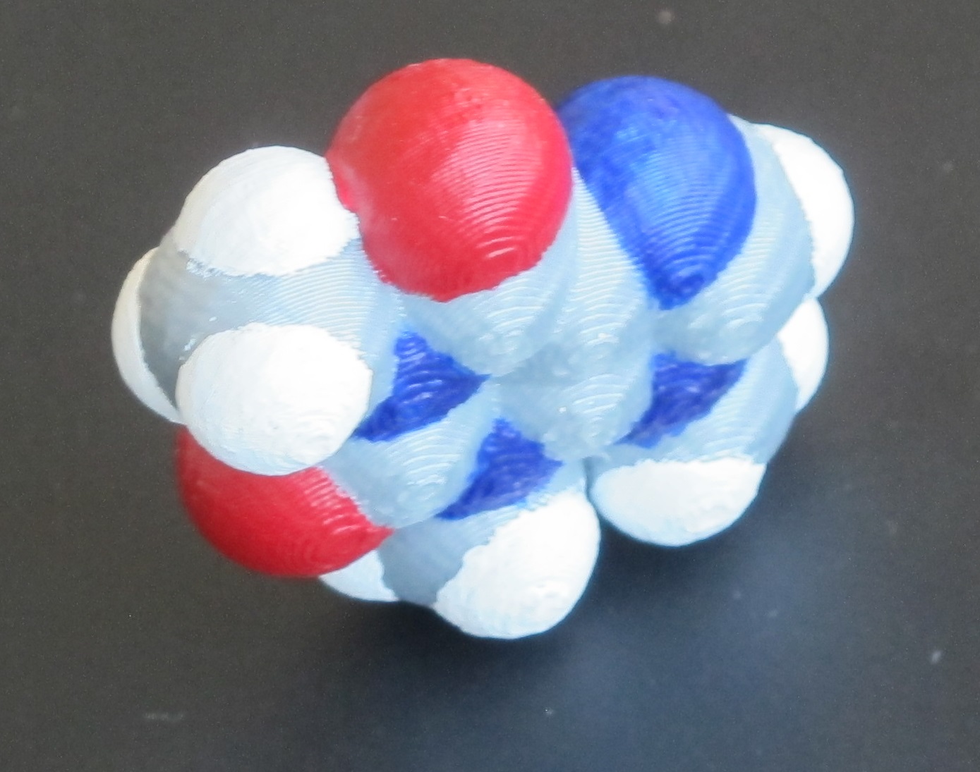 Coffeine molecule model