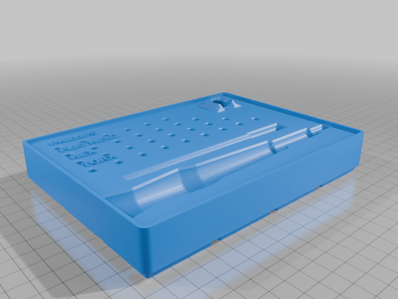 Gridfinity! 4mm Pittsburg Screw Driver Holder/Organizer: Updated