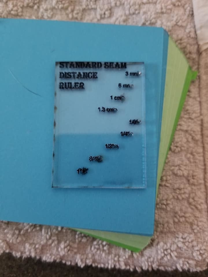 Sewing Distance Ruler Laser cut and 3d print
