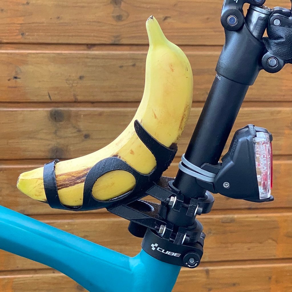 Banana cage holder for bike