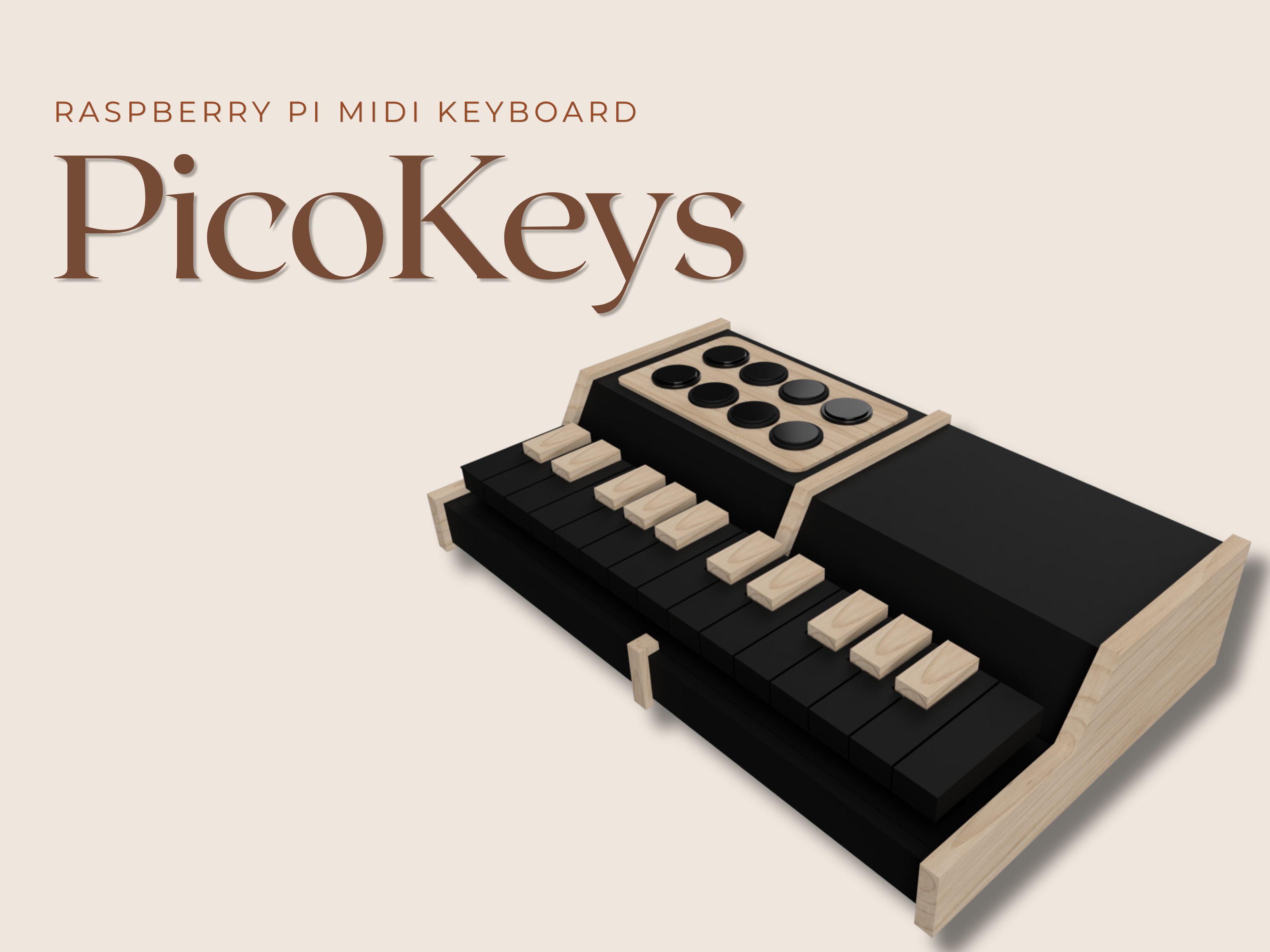 PicoKeys - Raspberry Pi Pico MIDI Keyboard