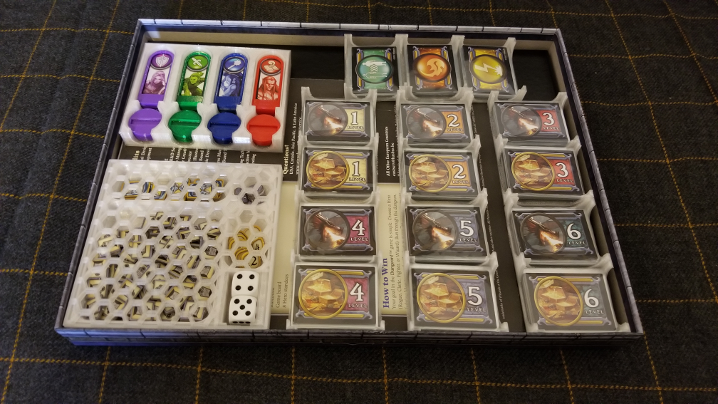 Dungeon! Organizer Tray Inserts