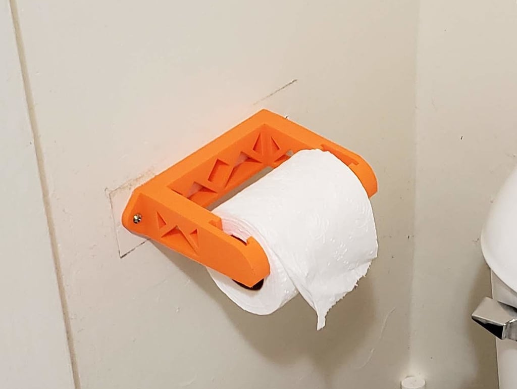 Quick-Change Toilet Paper Holder: Alpha