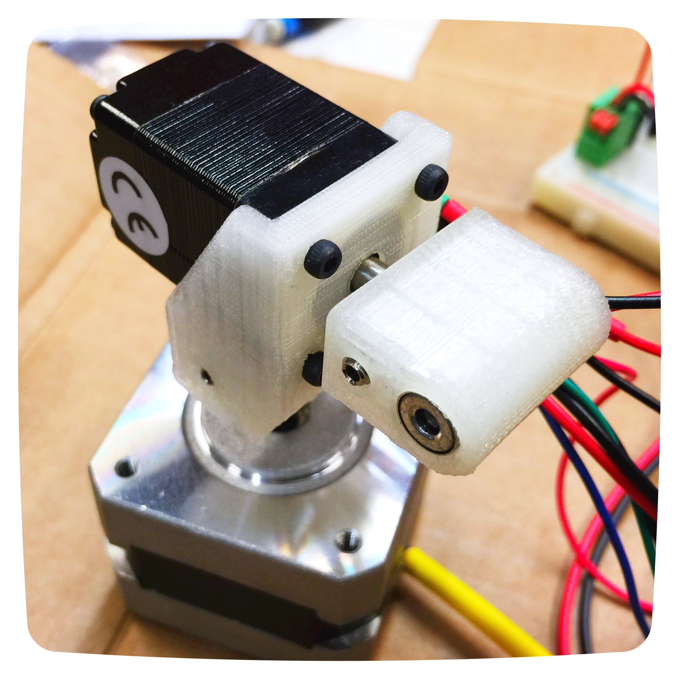 Laser Dot - Pan & Tilt Gimbal (simple printing, involved integration)