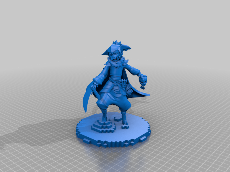 Technoblade Statue for 3D-Printing, Original Model: https://sketchfab.com/3d-models/technoblade-dreamsmp-fanart-35c6215307f8456abd596e29e2ef138c