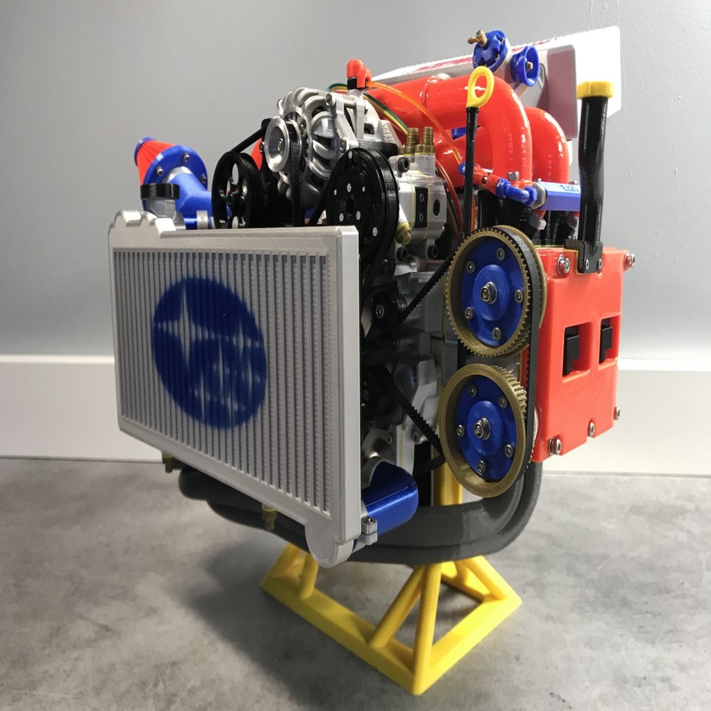 Radiator extension for the EJ20 Subaru Engine