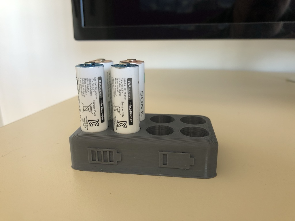 AA Rechargeable battery holder