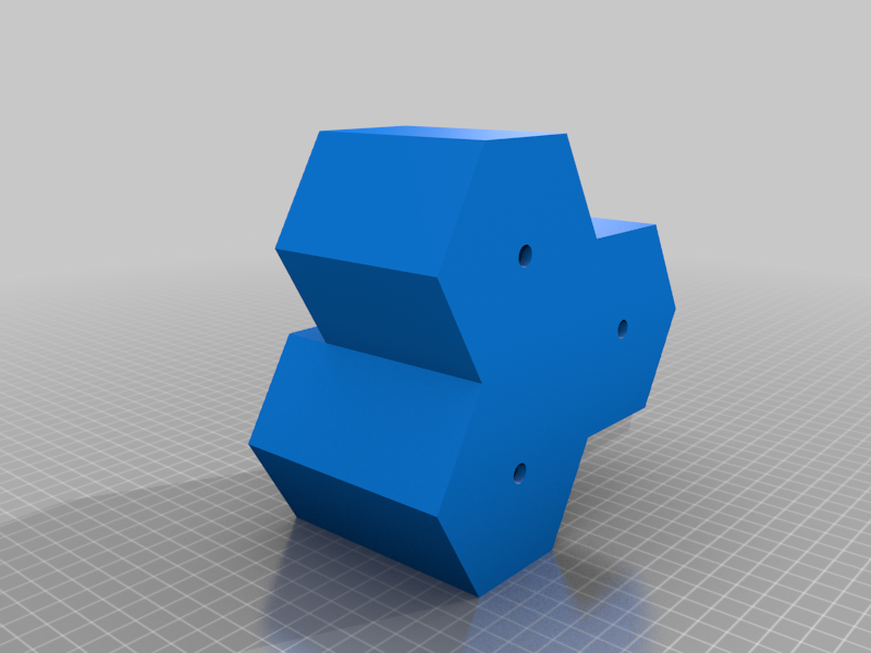 3 pod hex vase