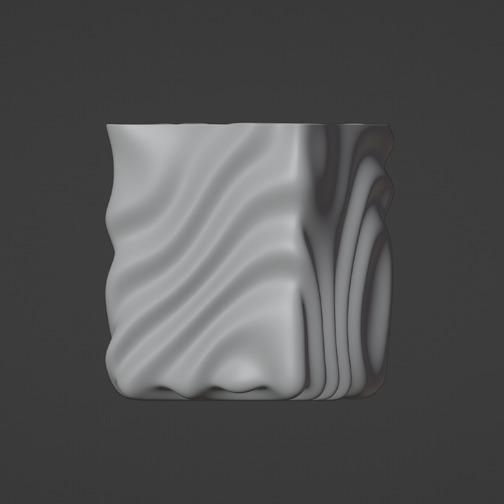 Waved Vase
