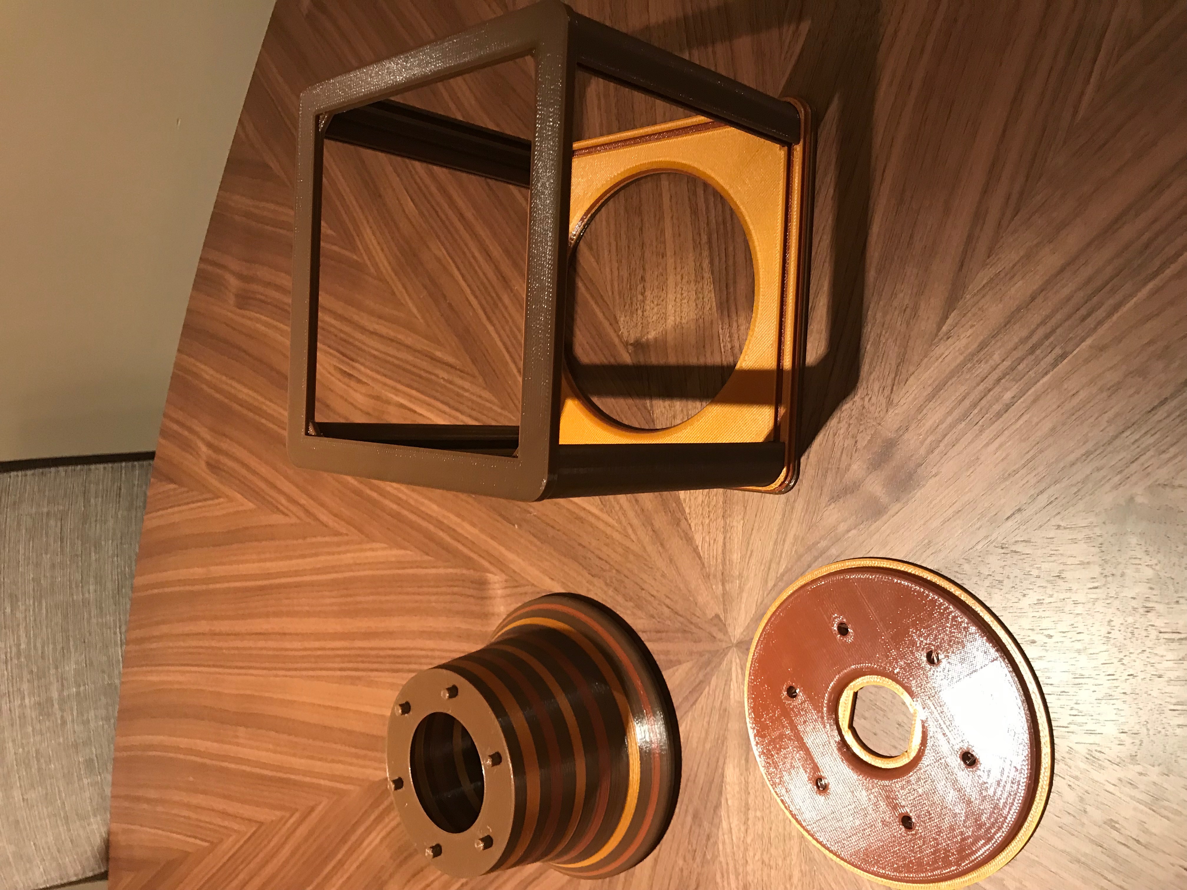 Lithophane Cube remixed - best lithophane lamp - small remix to fit IKEA generic cables