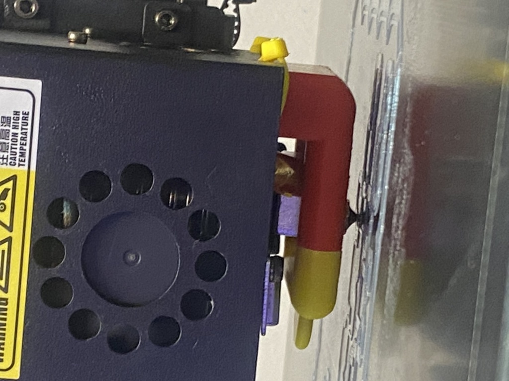 Chiron Fan Duct Shorter for better print clearance