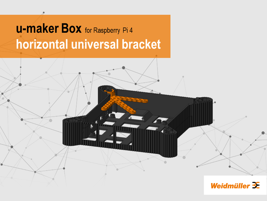 u-maker-Box horizontal universal bracket