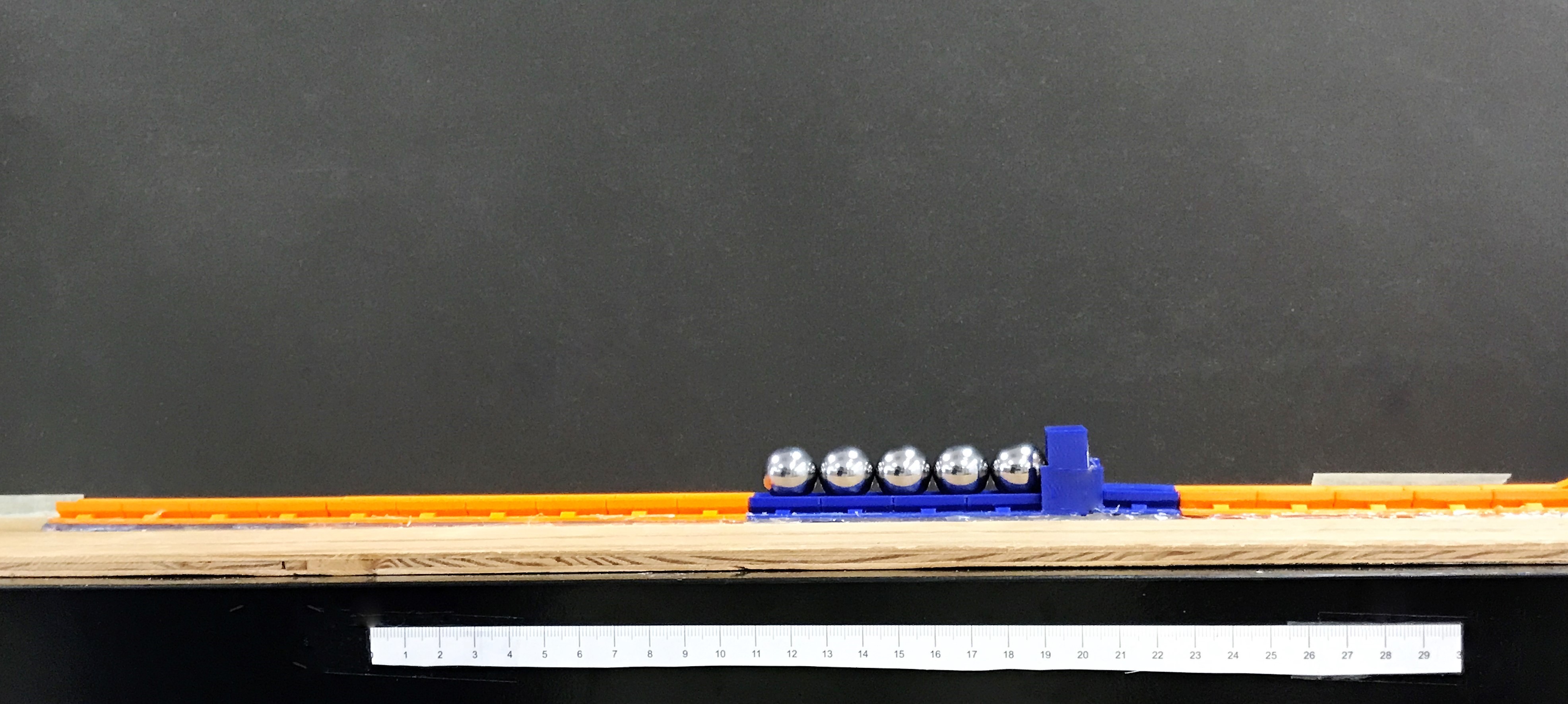 Gaussian Linear Magnetic Accelerator Track