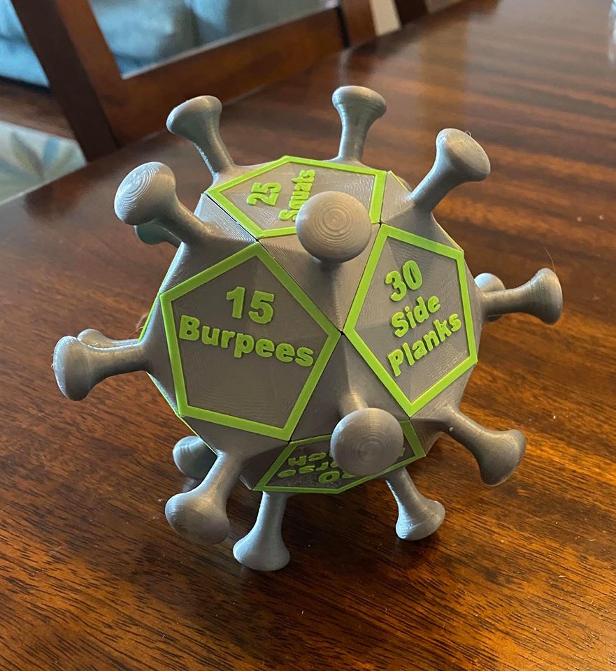 Covid-19 Workout Dice