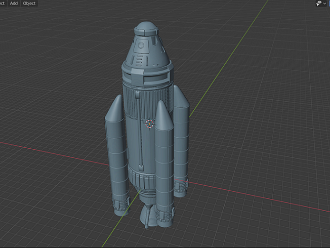 Rocket Model form Kerbal Space Program
