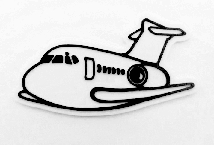 Boeing 717 Fridge Magnet