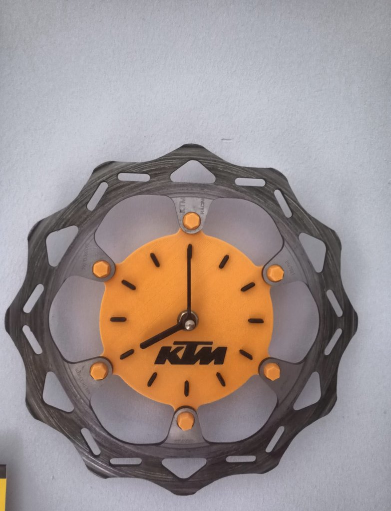 KTM motorcycle brake disc watch