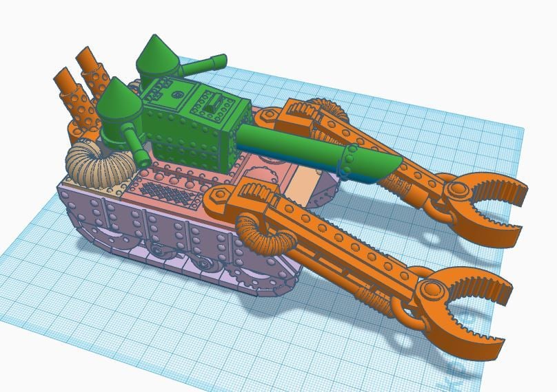 Retro Space Ork Gunwagon with Claws