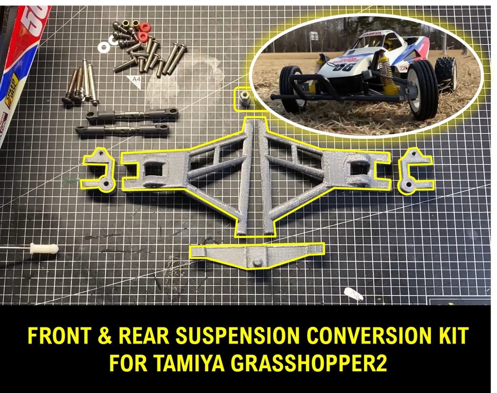 Tamiya Grassshopper 2 suspension conversion kit (21.03.07)