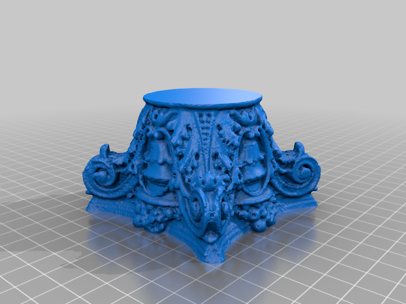Utah Governor's Mansion Column Capital