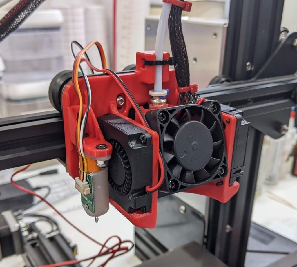 Dual Cooling Fan Upgrade with BLtouch Mount for Creality Ender 3 V2