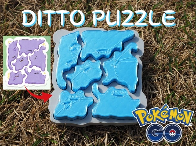 ditto puzzle from Pokémon GO