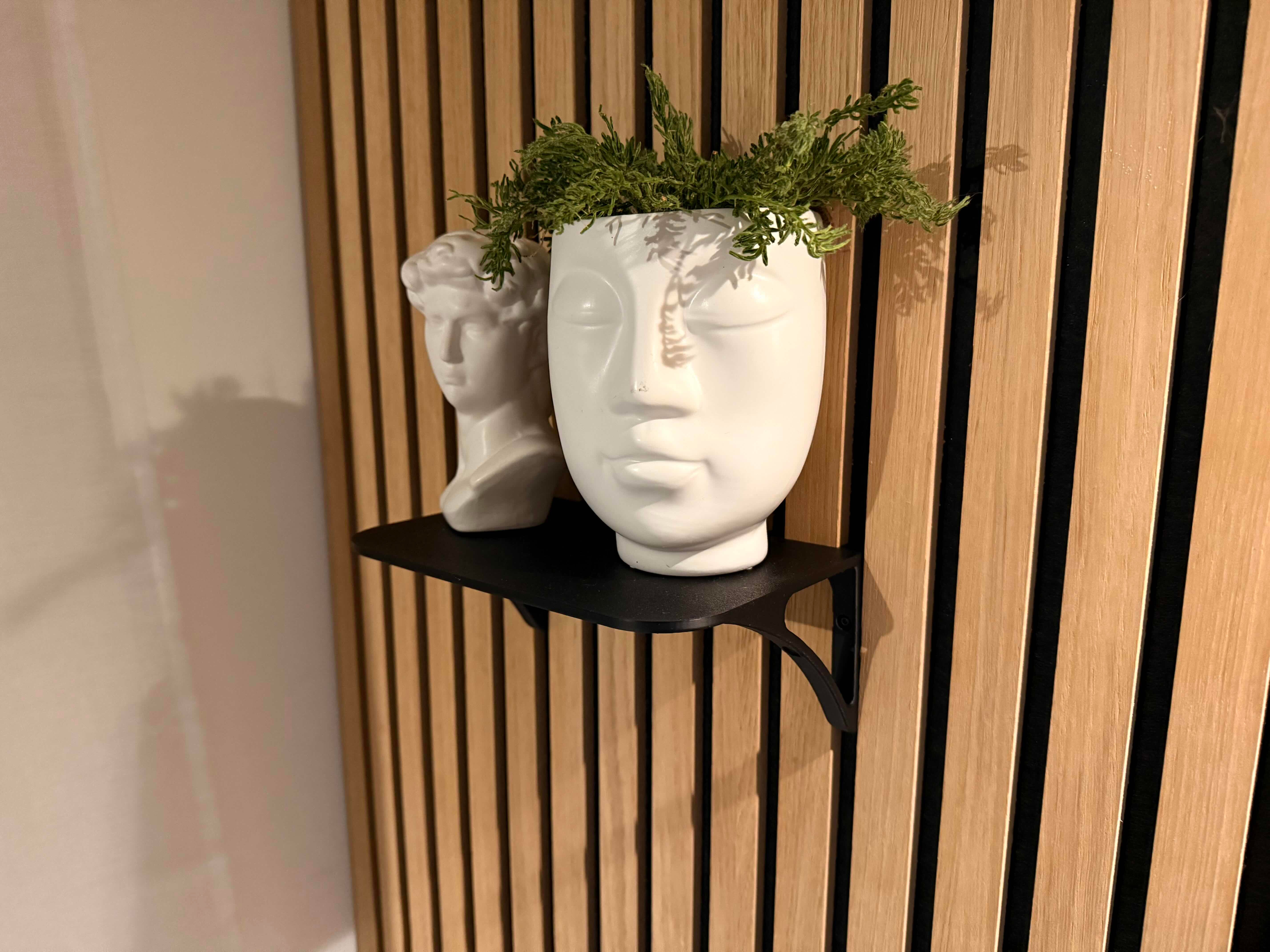 Acoustic panel hook + shelve / Akustikpaneel Haken + Regal