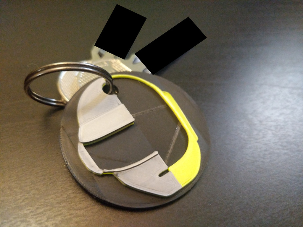 Daft Punk keychain